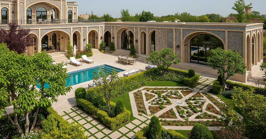 محوطه سازی در مشهد