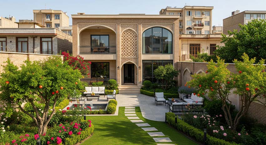 محوطه سازی در اصفهان