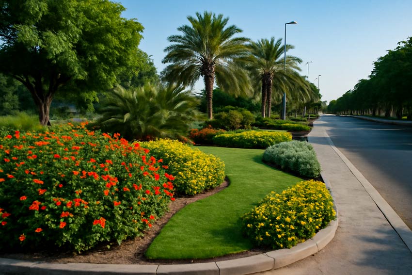 محوطه سازی در بندرعباس